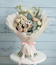 Букет цветов из:  Розы и Лизиантусы в Ногинск-5