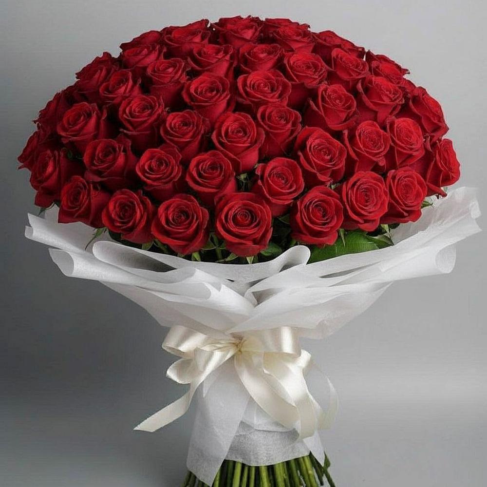 Букет 101 Красная роза Блэк Мэджик в Ногинск-5