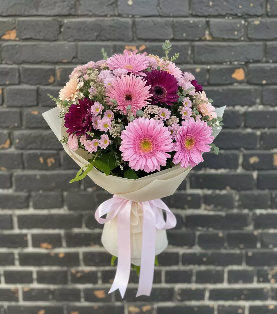 Букет цветов из: Герберы и Хризантемы в Ногинск-5