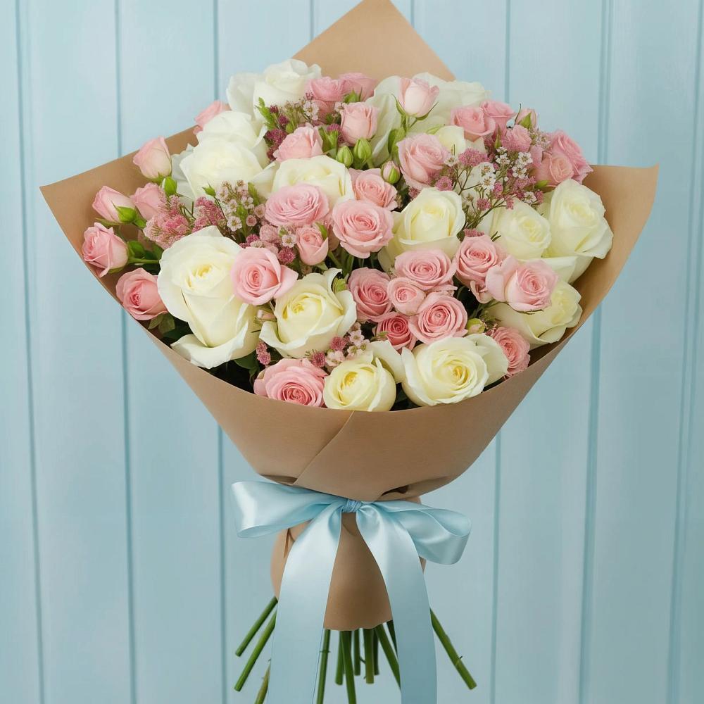 Букет цветов из: Розы в Ногинск-5