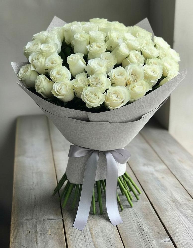 Букет 35 Белых роз в Ногинск-5