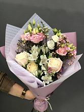 Букет цветов из:  Альстромерии, Розы и Лизиантусы #REPLACE_PRED# Ногинск-5