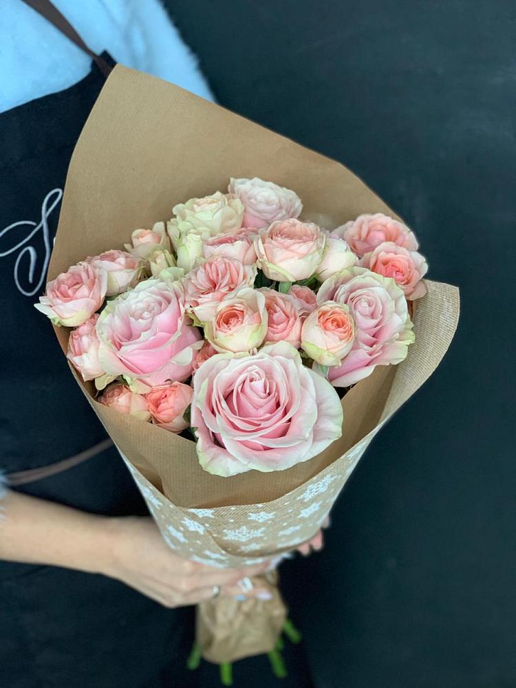 Букет цветов из: Хризантемы и Розы в Ногинск-5