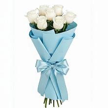 Букет 7 белых роз Проуд в Ногинск-5