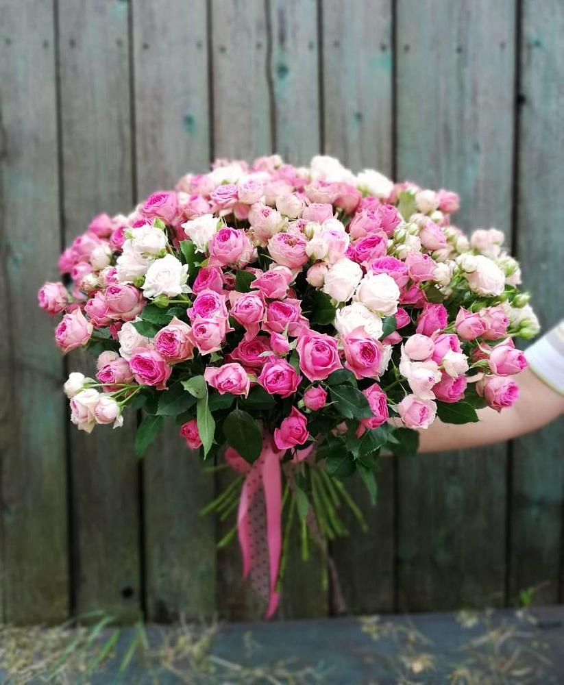 Букет Розовые кустовые розы Натали и Лав Лидия в Ногинск-5