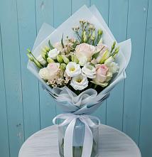 Букет цветов из:  Розы и Лизиантусы в Ногинск-5