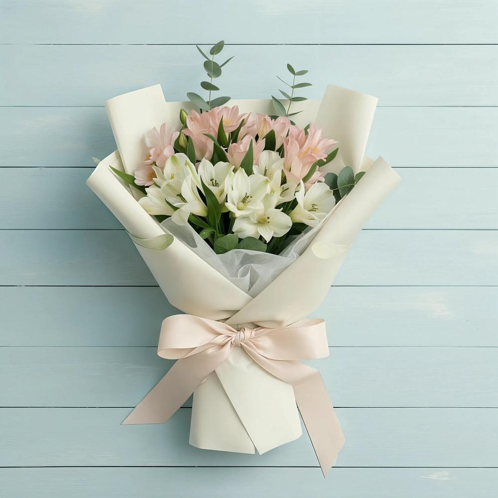 Букет цветов из: Альстромерии в Ногинск-5