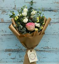 Букет цветов из:  Розы и Лизиантусы #REPLACE_PRED# Ногинск-5